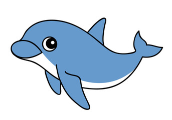 バンドウイルカ イラスト