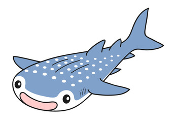 ジンベエザメ  イラスト