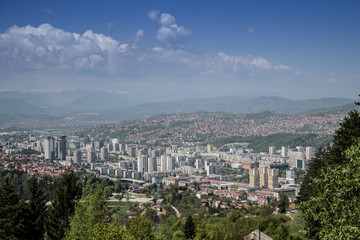 Beautiful Sarajevo (European Jerusalem) Skyline