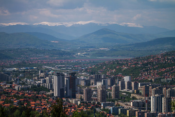 Sarajevo from Trebevic mountain