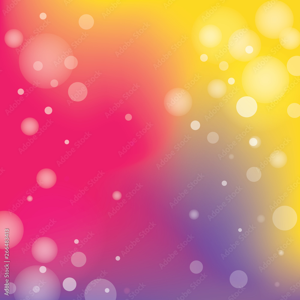 Poster abstract blurred gradient mesh background. colorful smooth banner template