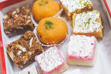 traditional Indian sweets box