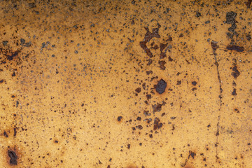 Yellowish Weathered Old Rusty Metal Texture