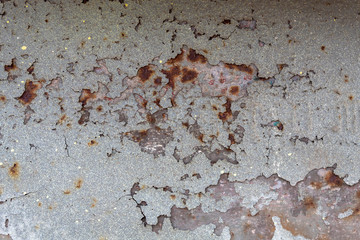 Grayish Weathered Old Rusty Metal Texture