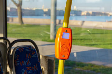 contactless payment device in public transport