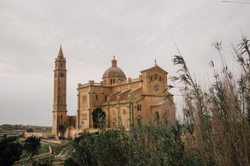 Fototapeta na wymiar Ta Pinu Sanctuary in Gharb, Malta