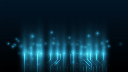 Fototapeta premium circuit technology background,hi-tech processor background,background for technology information,speed connect concept