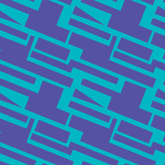 geometric pattern on the blue background