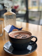 Cup of Chocolate in a Café