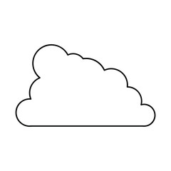 cloud line icon