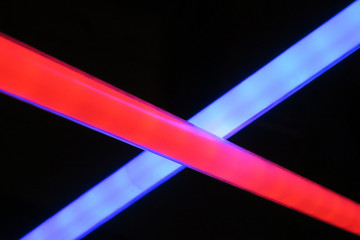 Laserschwerter blau und rot