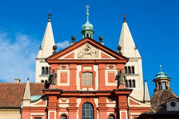 Fototapeta premium Prague, Saint George ' s Basilica church