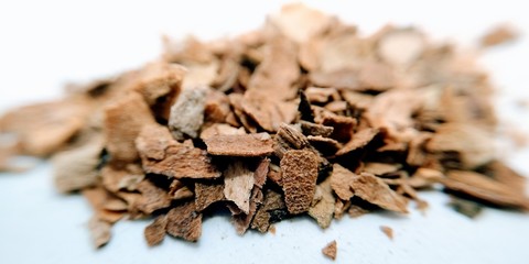 Extreme close up on tobacco