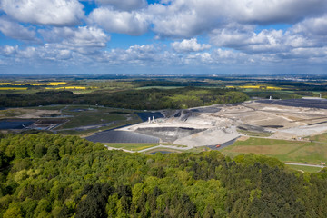 europe's largest toxic waste landfill Ihlenberg in the north of Germany