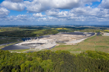 europe's largest toxic waste landfill Ihlenberg in the north of Germany