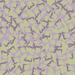 UFO urban camouflage of various shades of green and violet colors