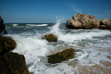 Coast of the Black Sea in Kerch
