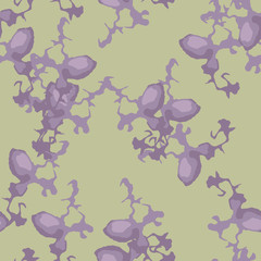 UFO urban camouflage of various shades of green and violet colors