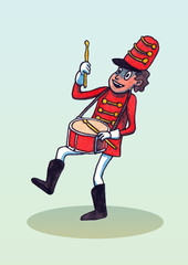 orchestra Drummer with shadow