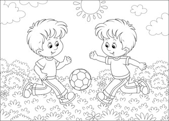 Playing Football Photos Royalty Free Images Graphics Vectors