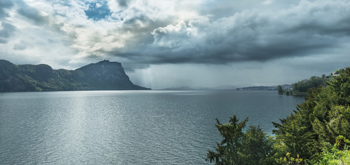Storm view. Switzerland