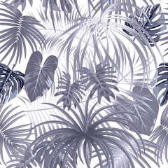 Tropical vector seamless pattern.