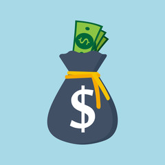 Money. Dollars banknotes. Cash money.