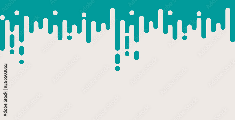 Poster abstract background with color rounded shapes. illustration