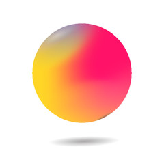 Abstract blurred gradient mesh background. Colorful smooth banner template