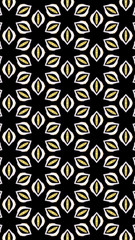 Ornate geometric pattern and abstract colored background