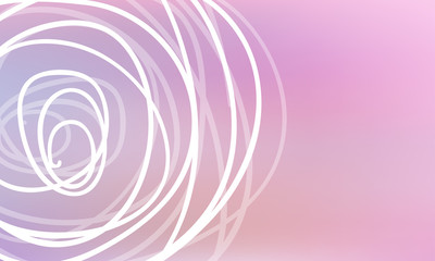 Pastel color vector abstract doodle background.