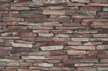 stone fence brickwork dark background