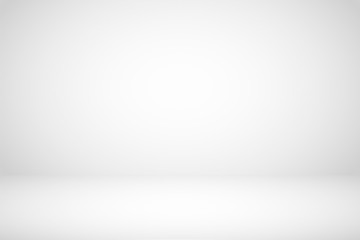 Empty white studio room abstract background
