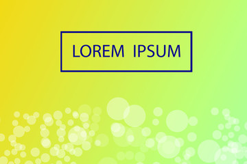 Bokeh lights gradient background template. 