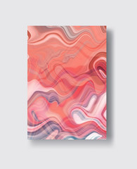 Abstract ink background. Marble style.