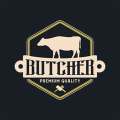 Butcher logo vintage