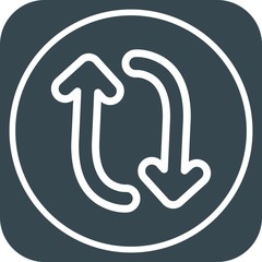 Down Direction Arrow Icon For Your Project