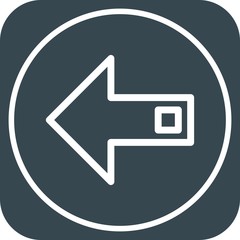 Left Direction Arrow Icon For Your Project