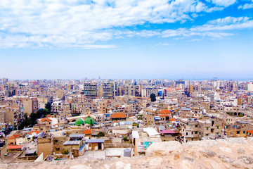 Cityscape of Tripoli in Lebanon