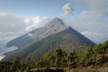 Eruption of Fuego volcano