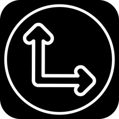 Down Direction Arrow Icon For Your Project