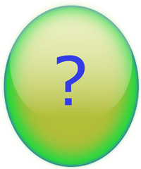 question mark button icon green yellow