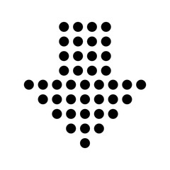 Down Direction Arrow Icon For Your Project