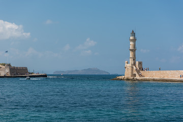 Lighthouse in Chania