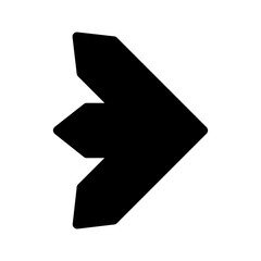Fototapeta premium Right Direction Arrow Icon For Your Project
