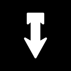 Down Direction Arrow Icon For Your Project