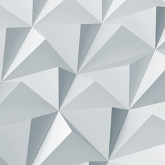 Fototapeta premium Light blue digital 3d polygonal pattern