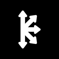 Complex Direction Arrow Icon For Your Project