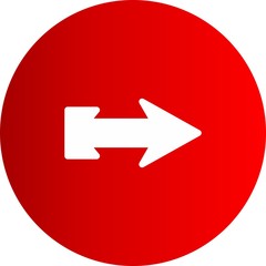 Obraz premium Right Direction Arrow Icon For Your Project