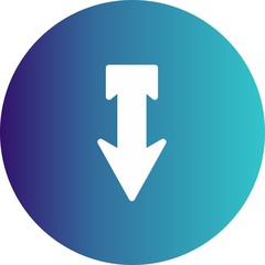 Down Direction Arrow Icon For Your Project